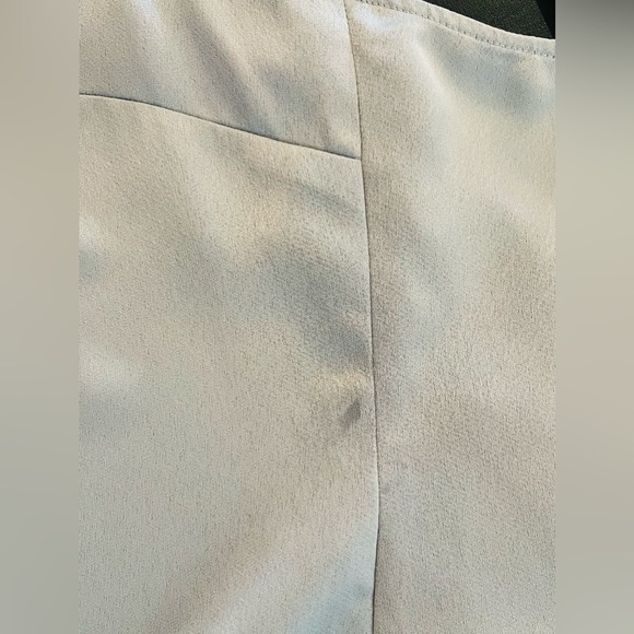 B4.16 Banana Republic Tank Top Racerback Satiny Cami Shell Size S Grey/Silver - Picture 6 of 6